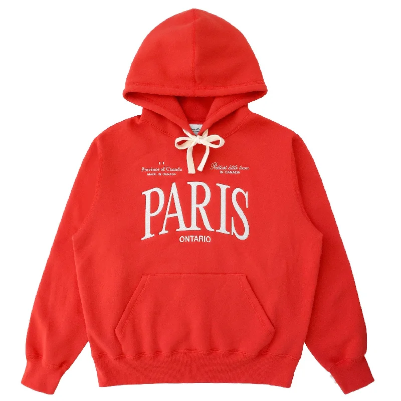 Romantic Temperament Paris Ontario Fleece Hoodie Tart - Unisex