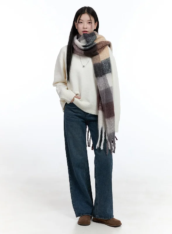 Multi-functional style Elise Urban Chic Wide-Leg Jeans OO429