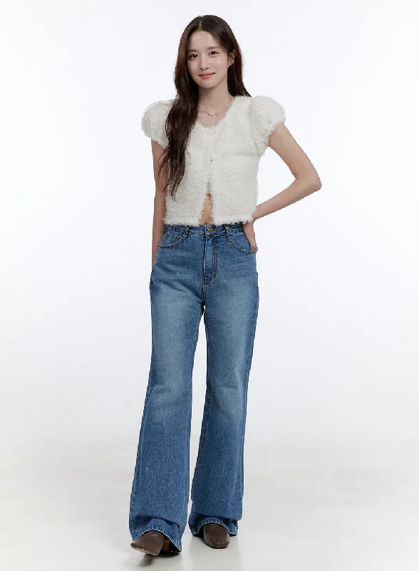 Windbreaker fashion Rosie Blue Moon Bootcut Jeans OO407