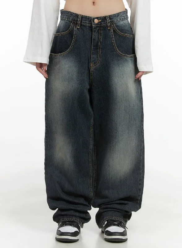 Sports And Leisure Vivi Washed Baggy Jeans CG430