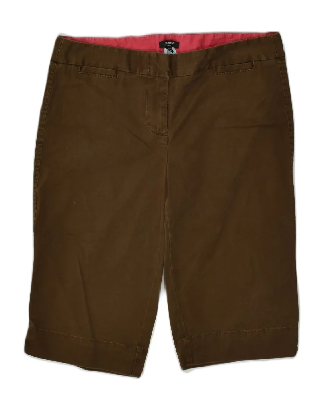 Cool Style J. CREW Womens Favorite Fit Bermuda Shorts US 8 Medium W34  Brown