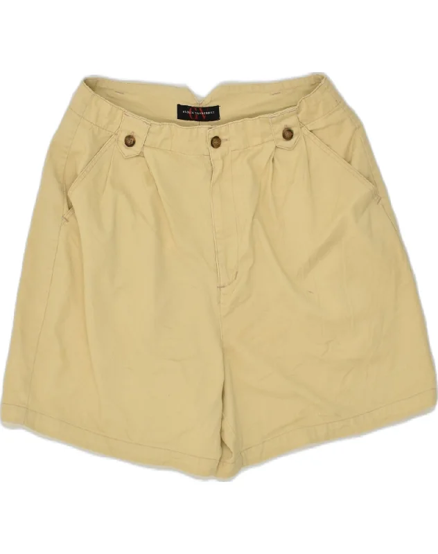 Carefree Style GLORIA VANDERBILT Womens High Waist Casual Shorts US 12 Large W30 Beige Carefree Style GLORIA VANDERBILT Womens High Waist Casual Shorts US 12 Large W30 Beige