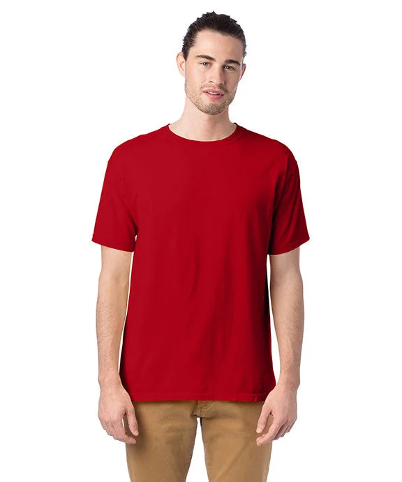 Layered Comfort GDH100 - ComfortWash by Hanes Mens Garment-Dyed T-Shirt | Athletic Red