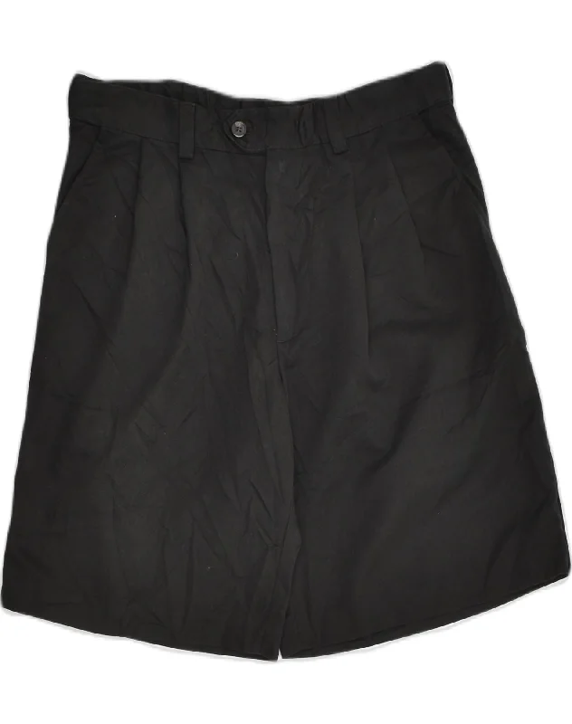 Soft Comfort IZOD Womens Casual Shorts W30 Medium Black Polyester