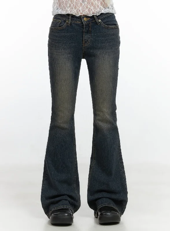 Carefree Style Elsie Contour Fit Washed Bootcut Jeans CS425