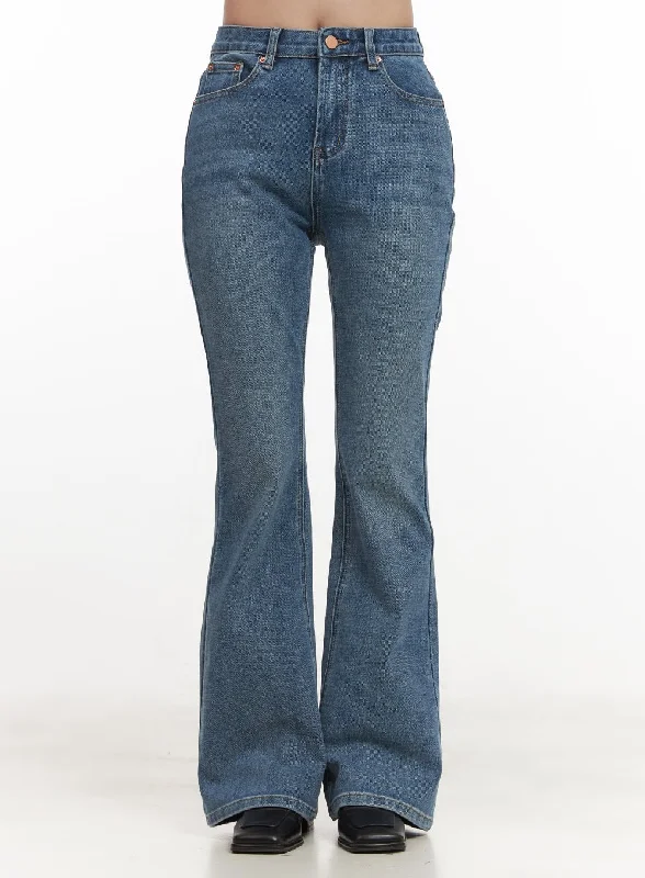 High-quality Fabrics Judy Flared Denim Jeans CJ515