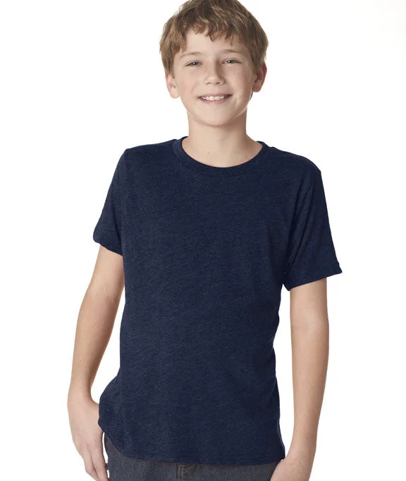 Fun and cute N6310 - Next Level Boys Tri-Blend Crew Neck T-Shirt | Vintage Navy