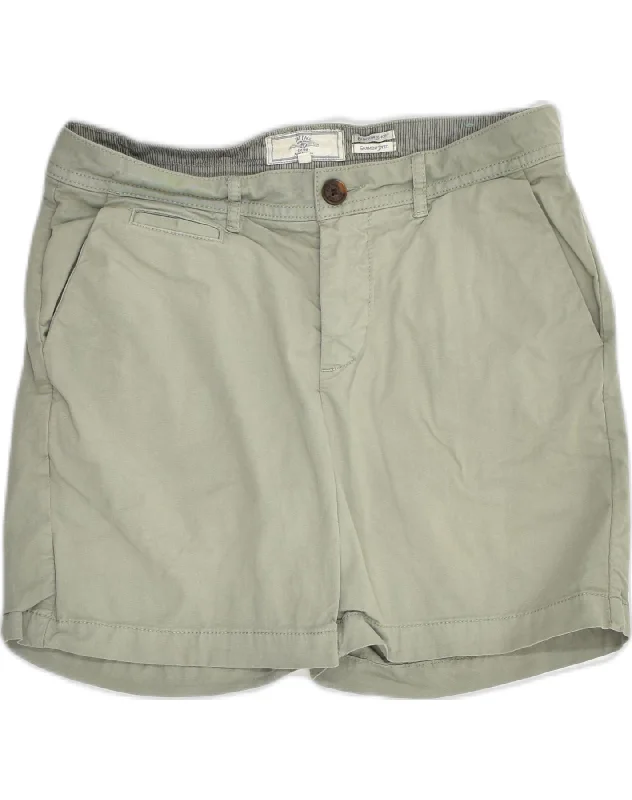 Fashion Must-have FAT FACE Womens Chino Shorts UK 10 Small W31  Grey Cotton