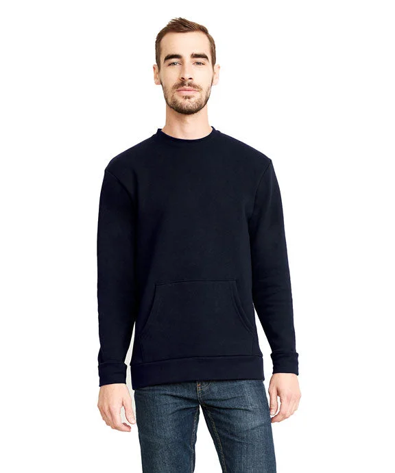 Renaissance Style 9001 - Next Level Unisex Crew Pocket Fleece | Midnight Navy