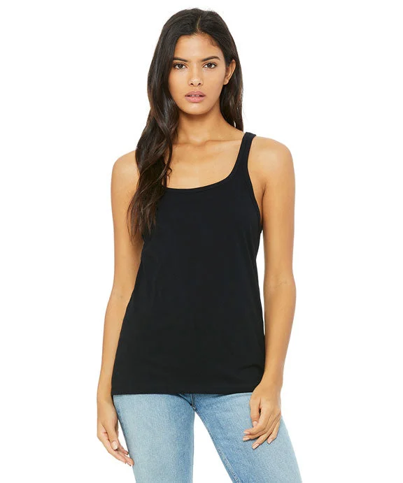 Sports Yoga Style 6488 - Bella + Canvas Ladies Relaxed Jersey Tank Top | Black