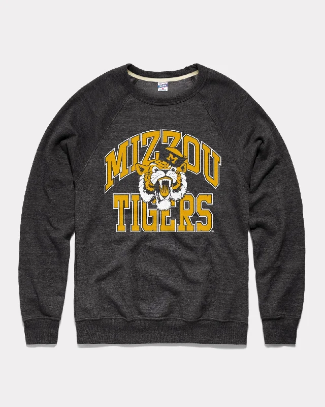 Unique Prints MU Sailor Tiger Mascot Arch Black Crewneck