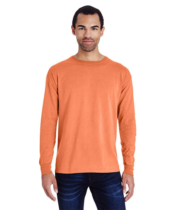 Cute Design GDH200 - ComfortWash by Hanes Unisex Garment-Dyed Long-Sleeve T-Shirt | Horizon Orange Cute Design GDH200 - ComfortWash by Hanes Unisex Garment-Dyed Long-Sleeve T-Shirt | Horizon Orange