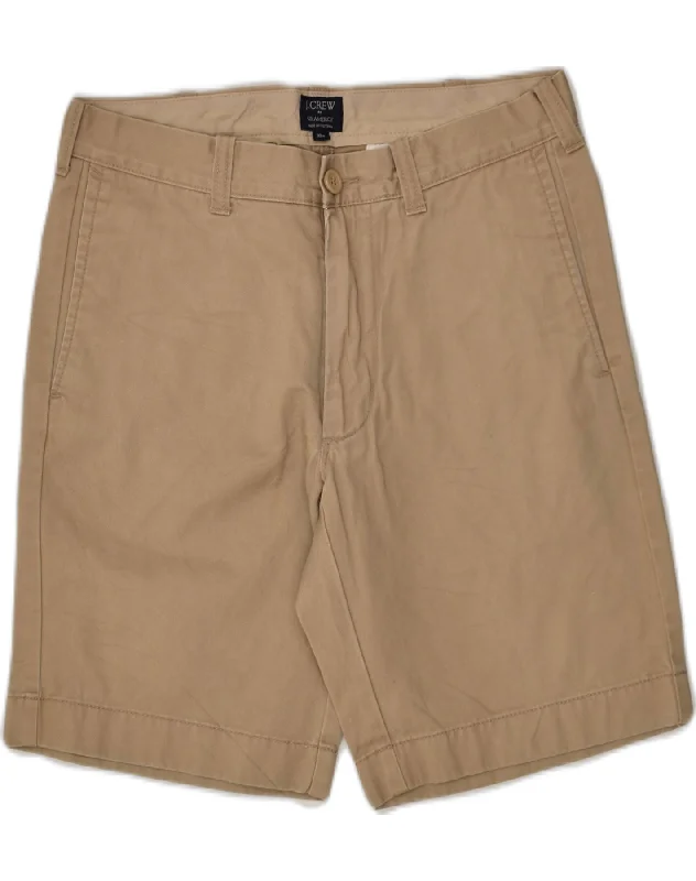 Trends J. CREW Womens Gramercy Chino Shorts W30 Medium Beige Cotton