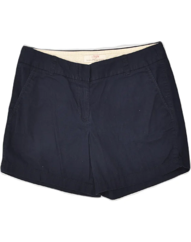 Hip-hop Style J. CREW Womens Low Waist Chino Shorts US 8 Medium W36 Navy Blue Cotton Hip-hop Style J. CREW Womens Low Waist Chino Shorts US 8 Medium W36 Navy Blue Cotton
