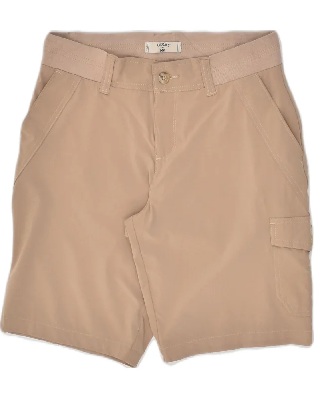 Soft Clothing LEE Womens Cargo Shorts US 8 Medium W30  Brown Polyester