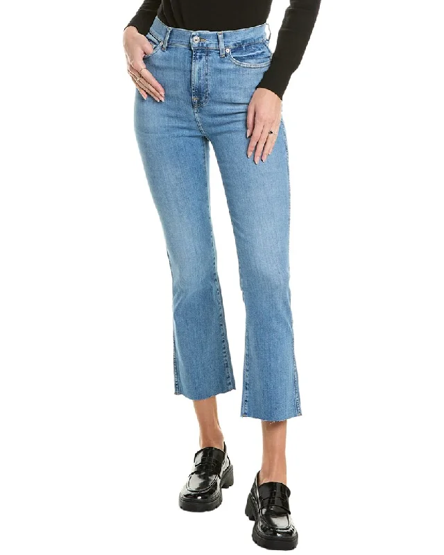 Personalized Series 7 For All Mankind High-Waist Within Slim Kick Jean
