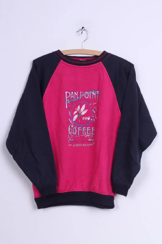 Comfortable down Samar Womens M Jumper Pink Pan Point Coffe Italy Sweater