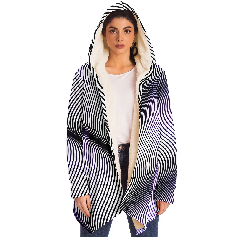 Modern Tailoring Purple Drift Microfleece Cloak