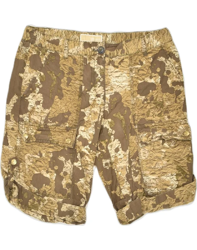 Classic Retro MICHAEL KORS Womens Chino Shorts US 6 Medium W31  Beige Camouflage