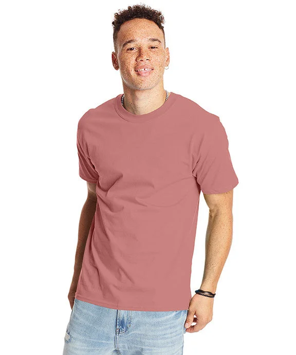 Retro Style 5180 - Hanes Adult Beefy-T® T-Shirt | Mauve