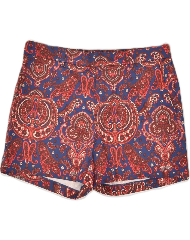 Effortless Wear BANANA REPUBLIC Womens Chino Shorts US 4 Small W34 Navy Blue Paisley Effortless Wear BANANA REPUBLIC Womens Chino Shorts US 4 Small W34 Navy Blue Paisley