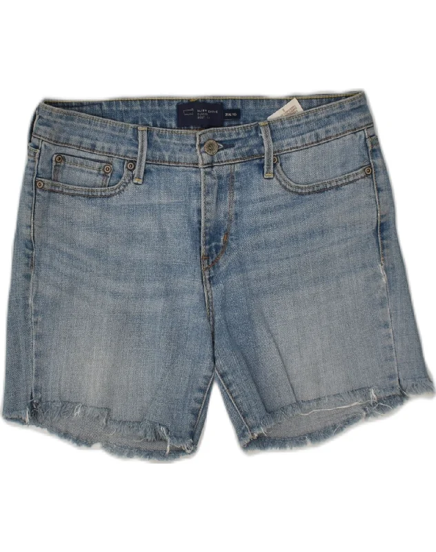 Luxury Temperament LEVI'S Womens Denim Shorts W28 Medium  Blue Cotton
