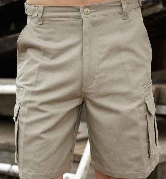 Urban Sense Bocini Cotton Drill Cargo Shorts-(WK615)