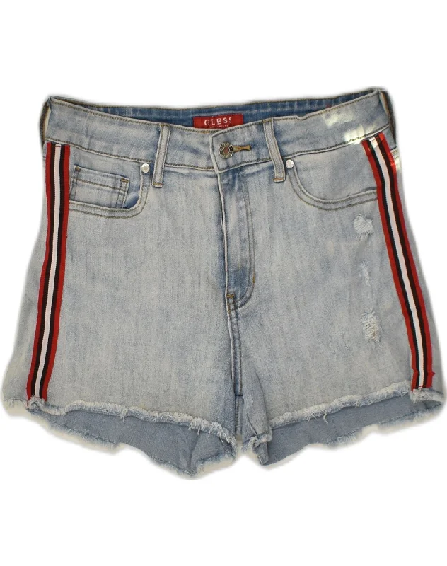 Classic Items GUESS Womens Denim Shorts W30 Medium Blue Cotton