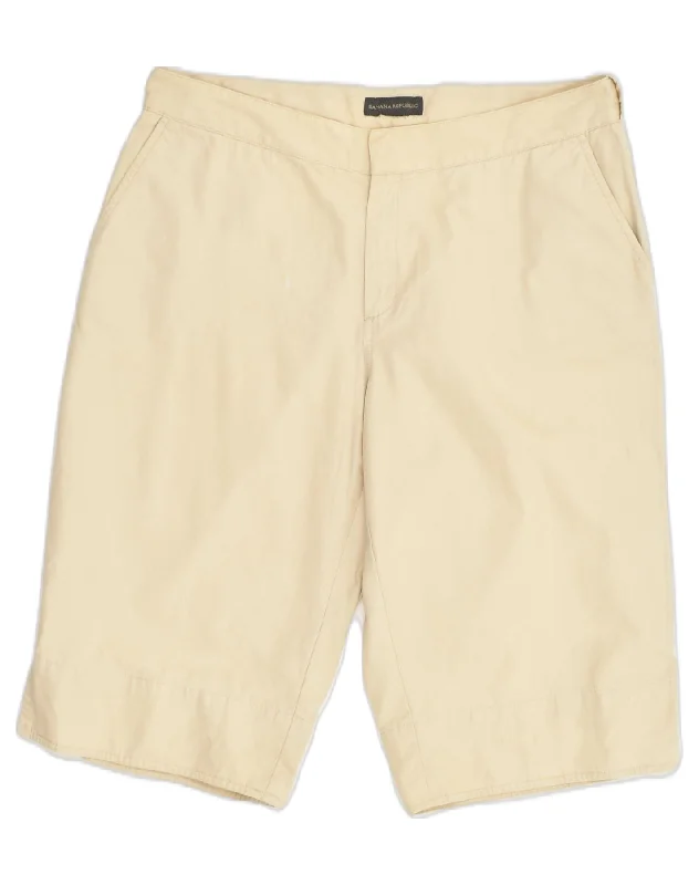 Chic Lounge BANANA REPUBLIC Womens Casual Shorts W31 Medium Beige Cotton