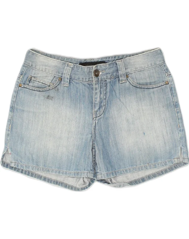 Street Style Suit CALVIN KLEIN Womens Denim Shorts US 4 Small W30 Blue Cotton