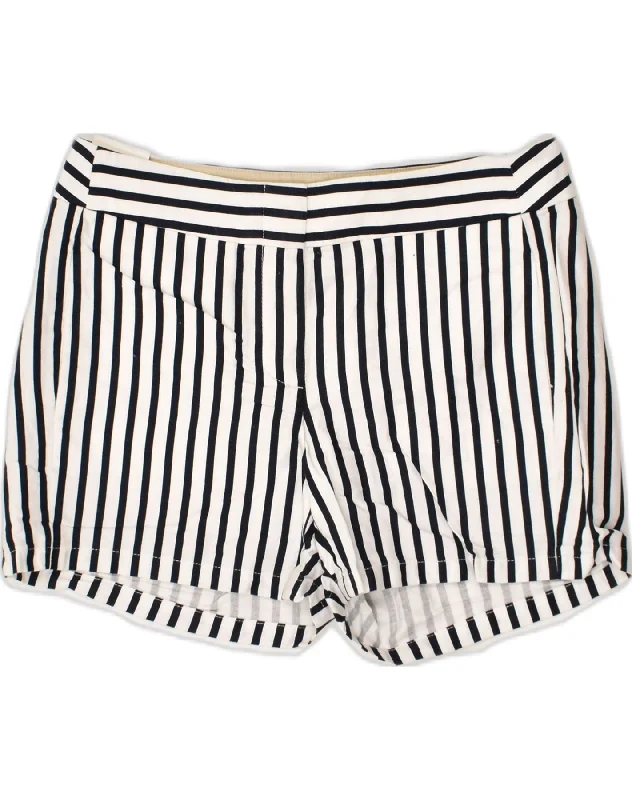 Sweet breath J. CREW Womens Hot Pants US 2 XS W30 White Striped Cotton