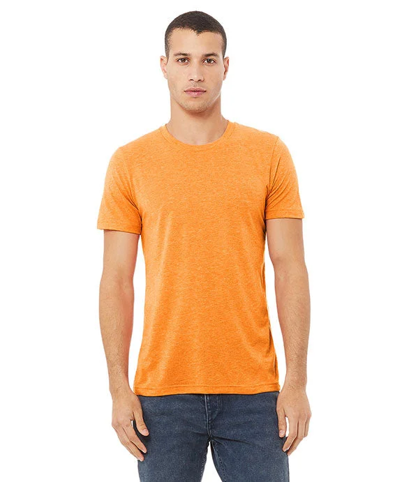 Knitted Design 3413 - Bella + Canvas Unisex Triblend Short-Sleeve T-Shirt | Orange TriBlend Knitted Design 3413 - Bella + Canvas Unisex Triblend Short-Sleeve T-Shirt | Orange TriBlend