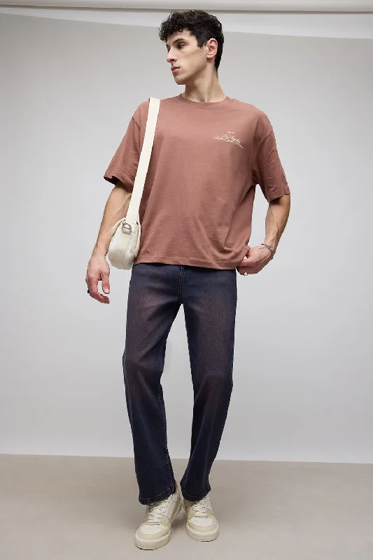 Fashionable and versatile Fun Wash Straight Men's Jeans