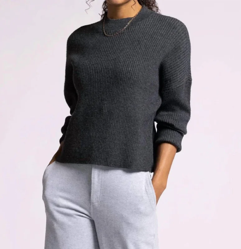 Cozy Fit Lana Sweater In Black
