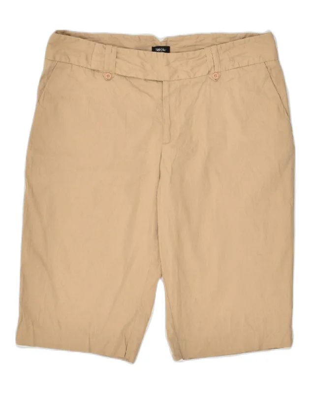Advanced Customization MOSSIMO Womens Chino Shorts US 8 Medium W32 Beige Linen