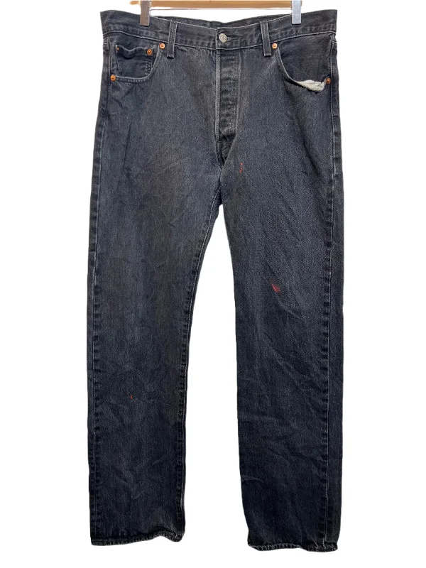 Personality Publicity Levi 501 Black Jeans (36x36)