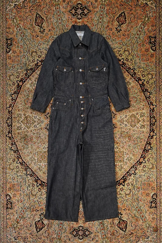 Free Design SUGARHILL CLASSIC DENIM JUMPSUIT(INDIGO)