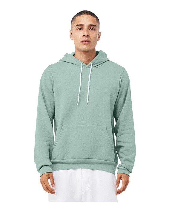 Warm Comfort 3719 - Bella + Canvas Unisex Sponge Fleece Pullover Hooded Sweatshirt | Dusty Blue Warm Comfort 3719 - Bella + Canvas Unisex Sponge Fleece Pullover Hooded Sweatshirt | Dusty Blue