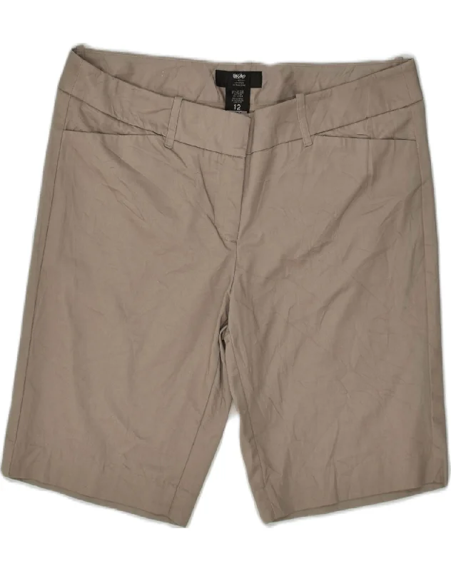 Casual Street MOSSIMO Womens Casual Shorts US 12 Large W36  Brown Cotton