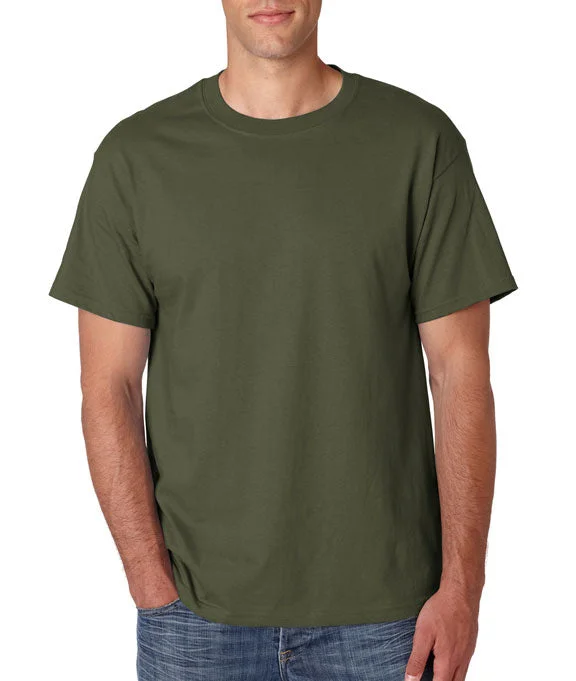 Street Casual Style 5180 - Hanes Adult Beefy-T® T-Shirt | Fatigue Green