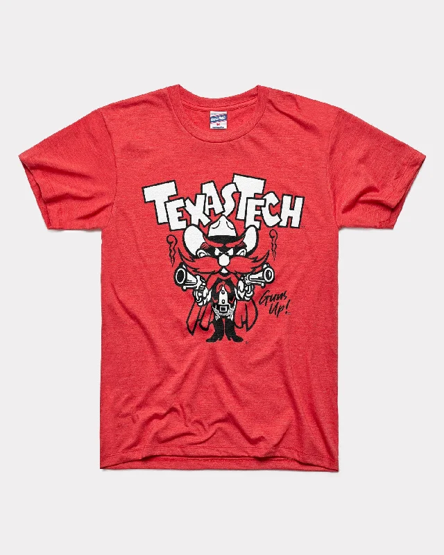 High-quality Fabrics Texas Tech Raider Red Guns Up Red T-Shirt