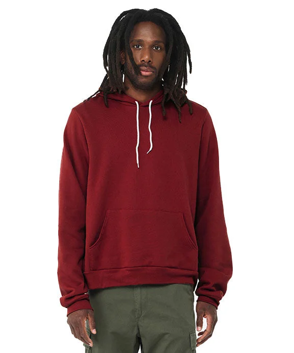 Trendy Casuals 3719 - Bella + Canvas Unisex Sponge Fleece Pullover Hooded Sweatshirt | Cardinal Trendy Casuals 3719 - Bella + Canvas Unisex Sponge Fleece Pullover Hooded Sweatshirt | Cardinal