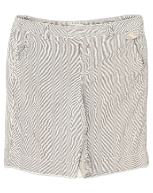 Sports outdoor style DOCKERS Womens Chino Shorts US 12 Large W32 Grey Striped Cotton Sports outdoor style DOCKERS Womens Chino Shorts US 12 Large W32 Grey Striped Cotton