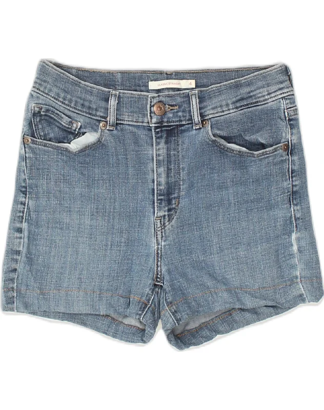 Goddess Outfit LEVI'S Womens Classic Fit Denim Shorts US 4 Small W27 Blue Cotton