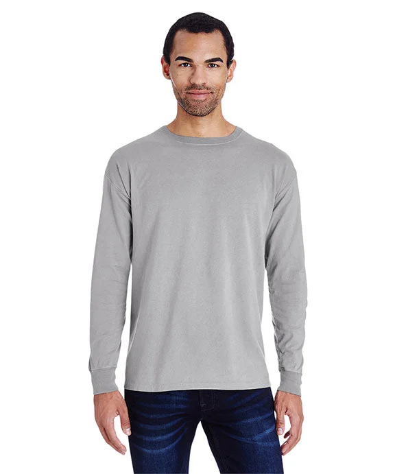 Perfect Tailoring GDH200 - ComfortWash by Hanes Unisex Garment-Dyed Long-Sleeve T-Shirt | Concrete Perfect Tailoring GDH200 - ComfortWash by Hanes Unisex Garment-Dyed Long-Sleeve T-Shirt | Concrete