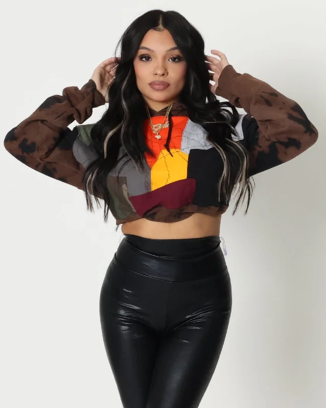 British Style CNT MULTI PATCHWORK CROP