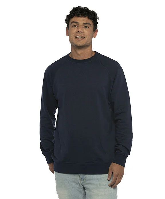 Fashion Trend N9000 - Next Level Unisex French Terry Raglan Sweatshirt | Midnight Navy Fashion Trend N9000 - Next Level Unisex French Terry Raglan Sweatshirt | Midnight Navy