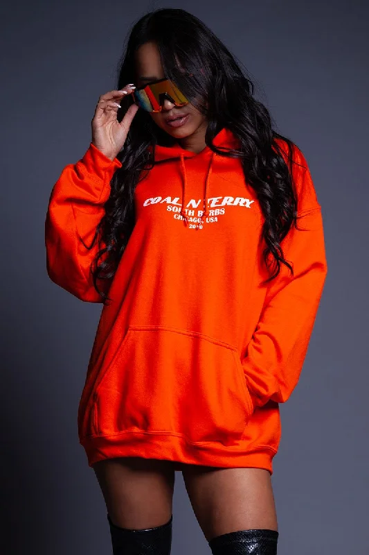 NEON ORANGE N WHITE