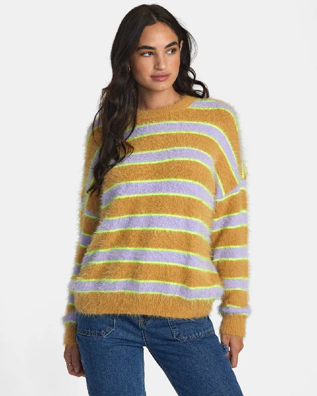 Fresh Comfort Hash Sweater - Tan