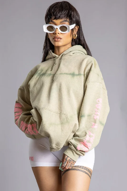Soft Layers DYED TRAP HOODIE